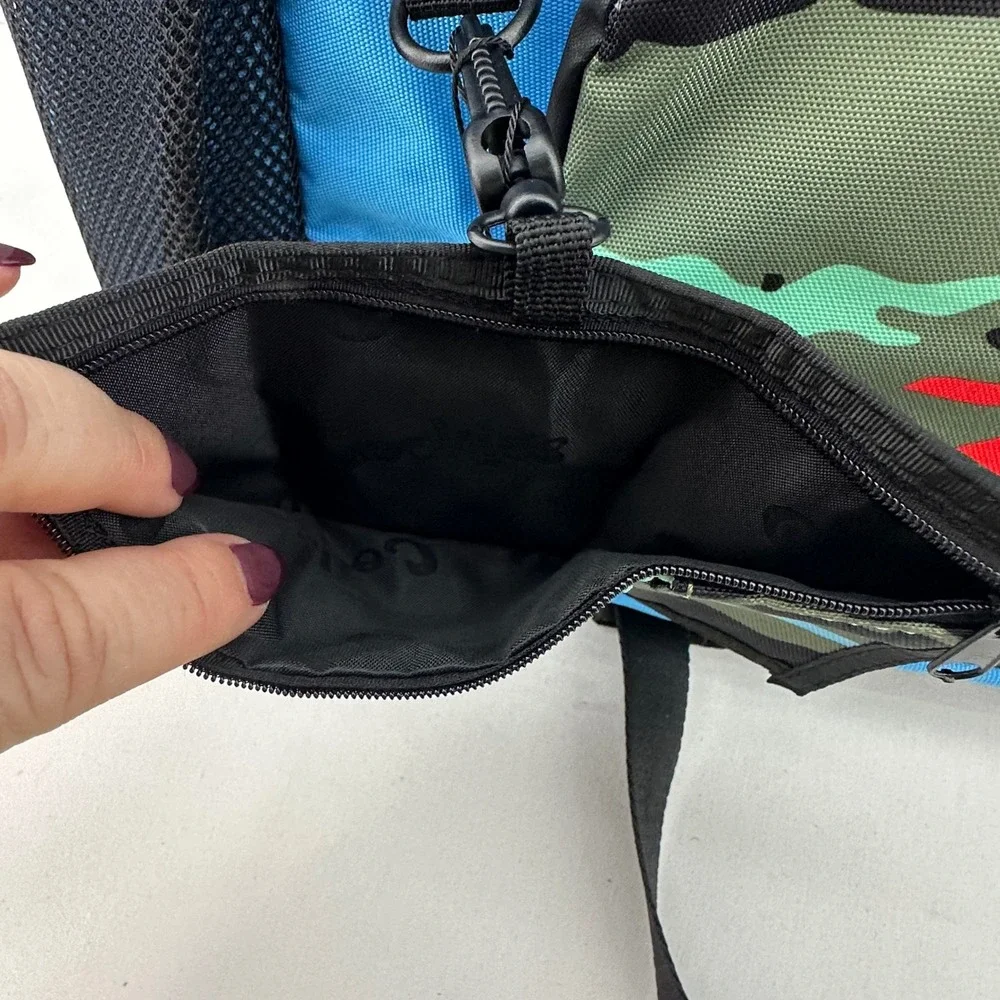 Cookies‎ Smell Proof Backpack Blue Camo Laptop pocket NWT w/ Matching Wallet
